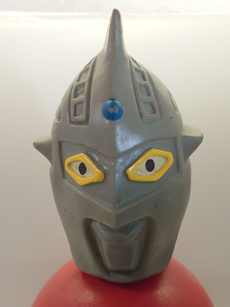 昭和レトロ 当時物 ヨネザワ玩具 ウルトラセブン ヘルメット ソフビ フィギュア