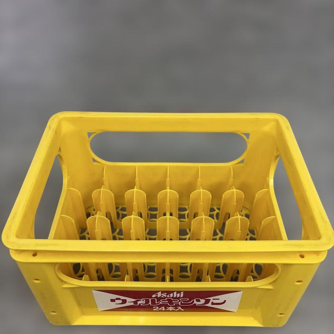 Asahi ウィルキンソン 24本入 コンテナ 昭和レトロ 瓶ケース - メルカリ