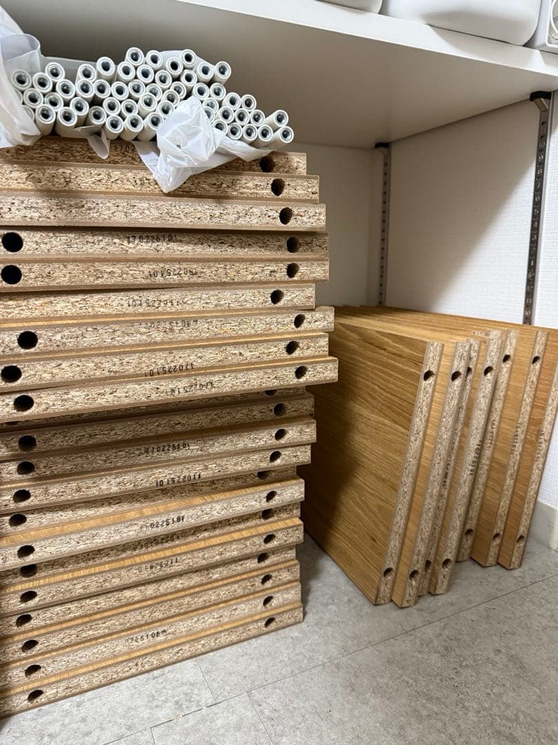 無印良品　スタッキングシェルフ　オーク材