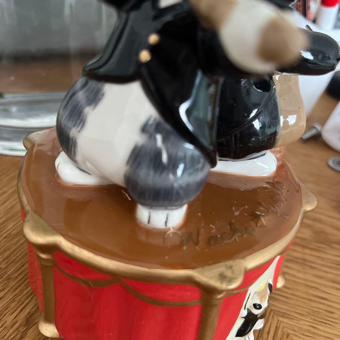 ダヤン演奏会のオルゴール 陶器製