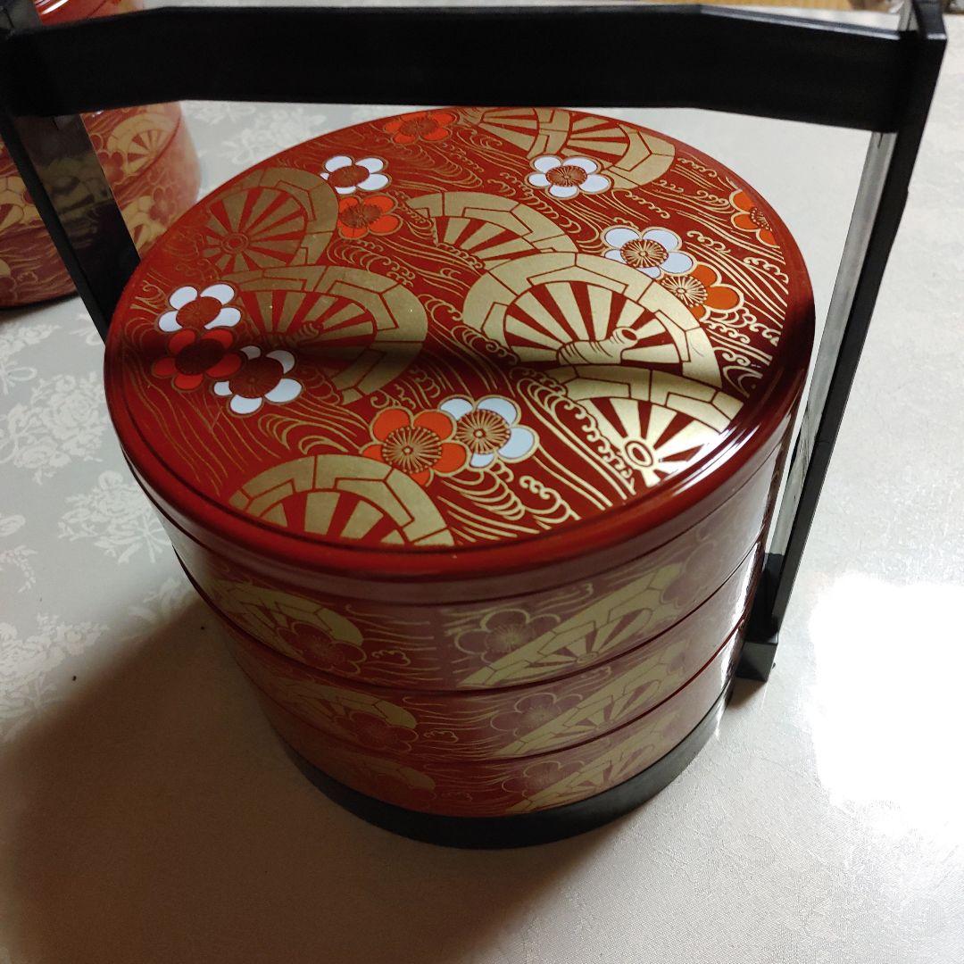 和食器　梅:お重、お椀セット　山中漆器　大皿　美術漆器　湯呑み　有田焼