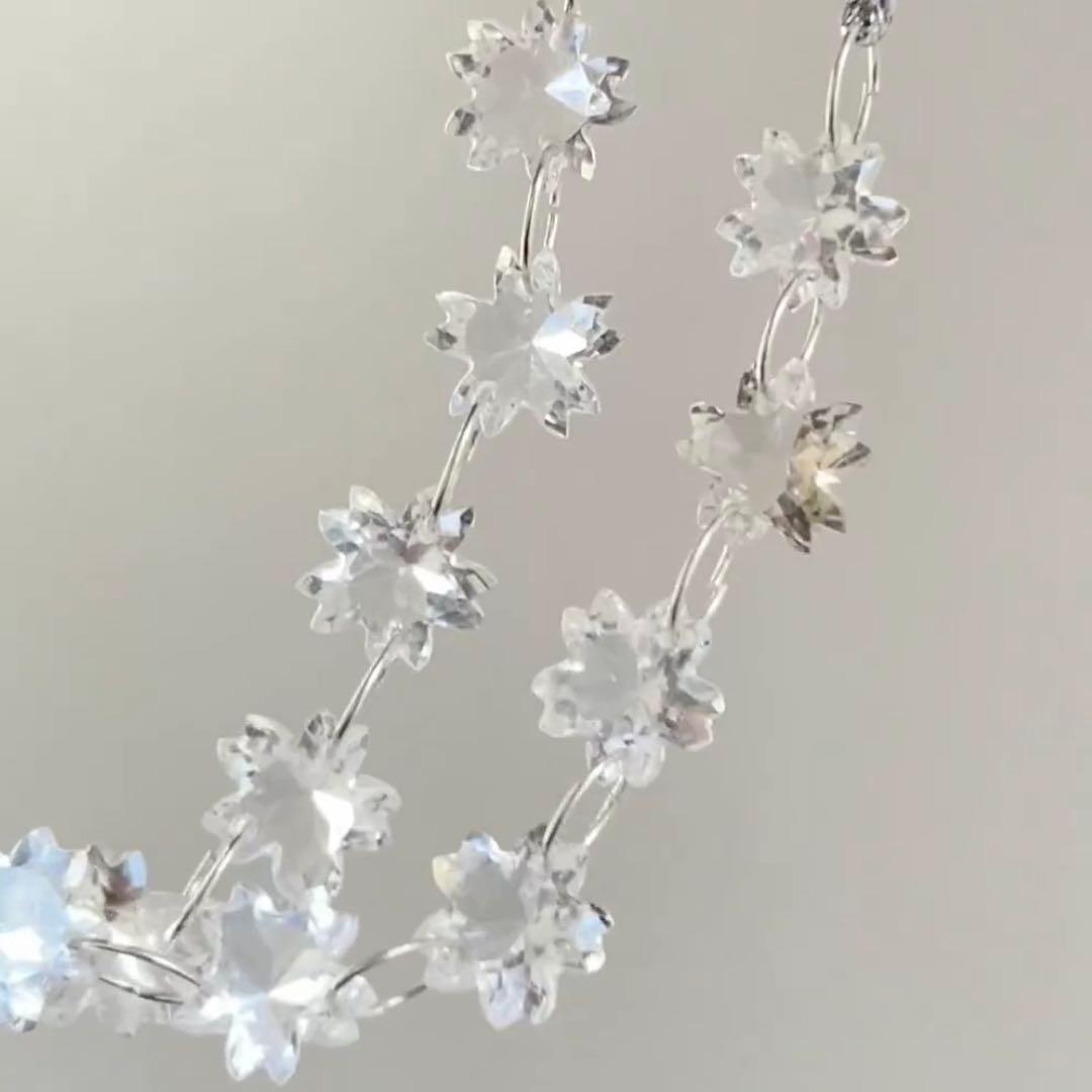 【桜】﻿クリスタル  チェリーブロッサムカット １連