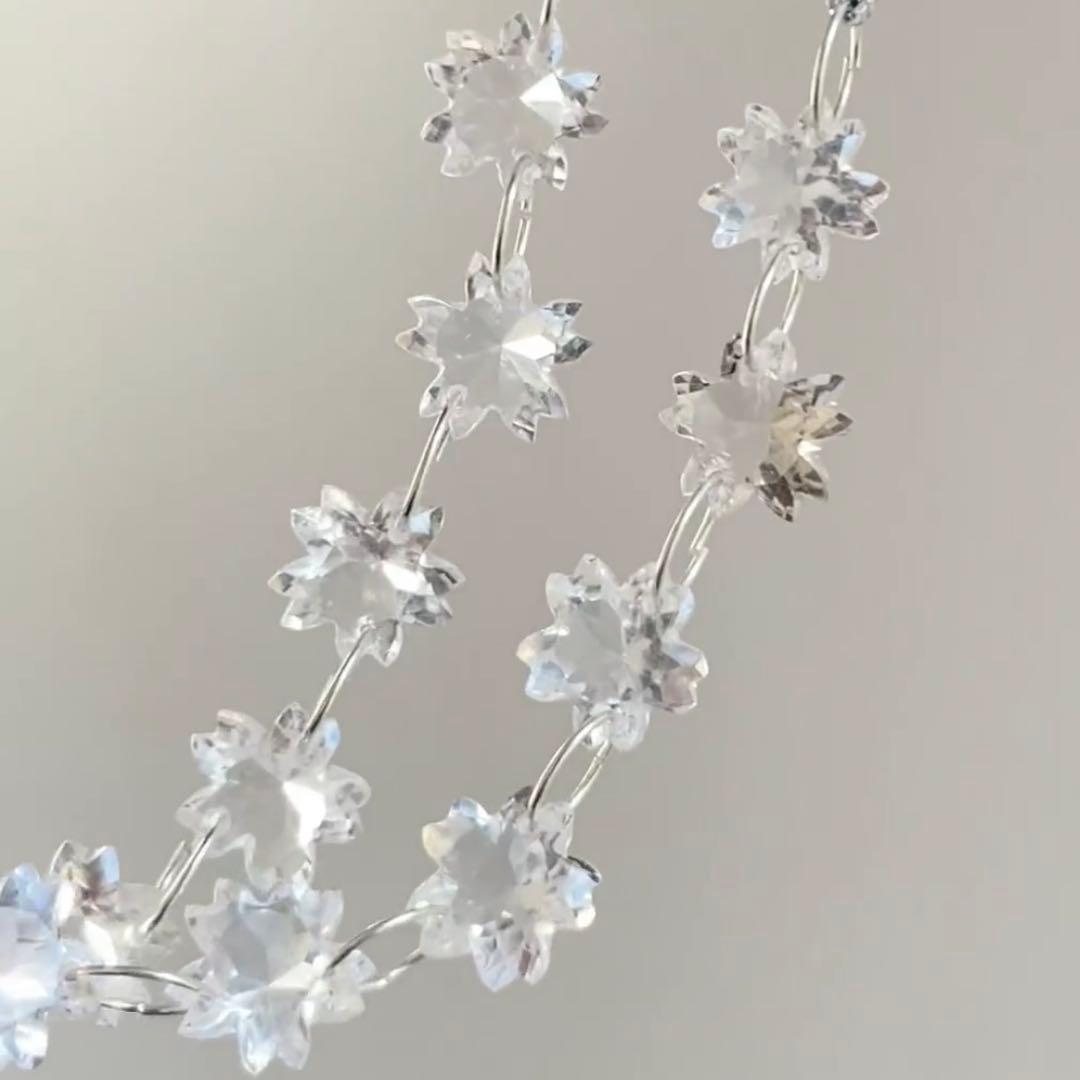 【桜】﻿クリスタル  チェリーブロッサムカット １連