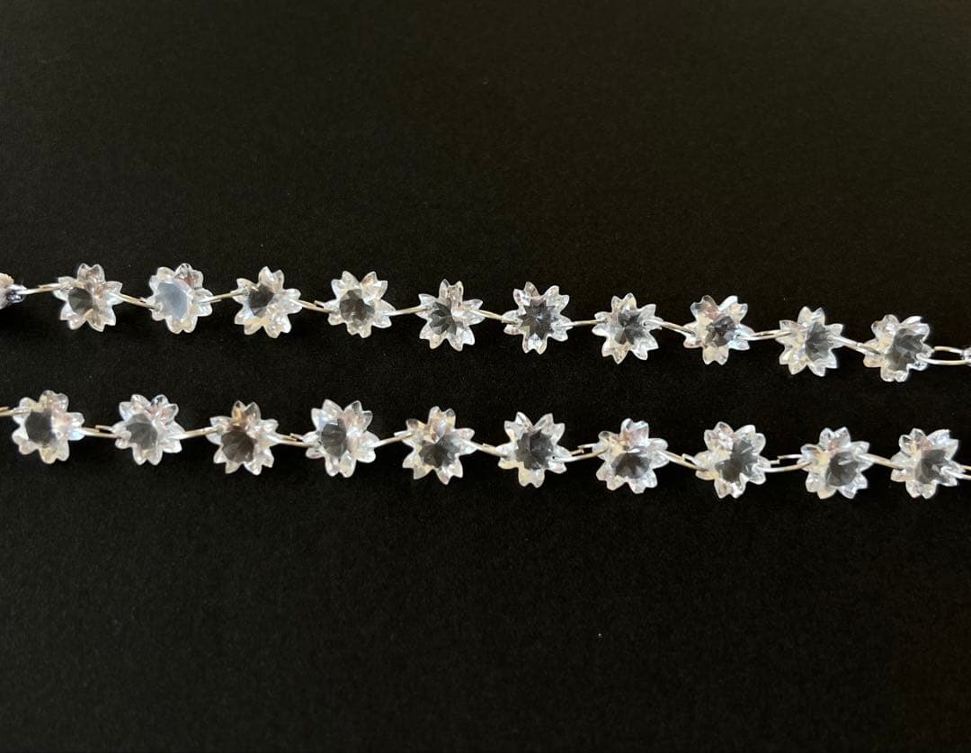 【桜】﻿クリスタル  チェリーブロッサムカット １連