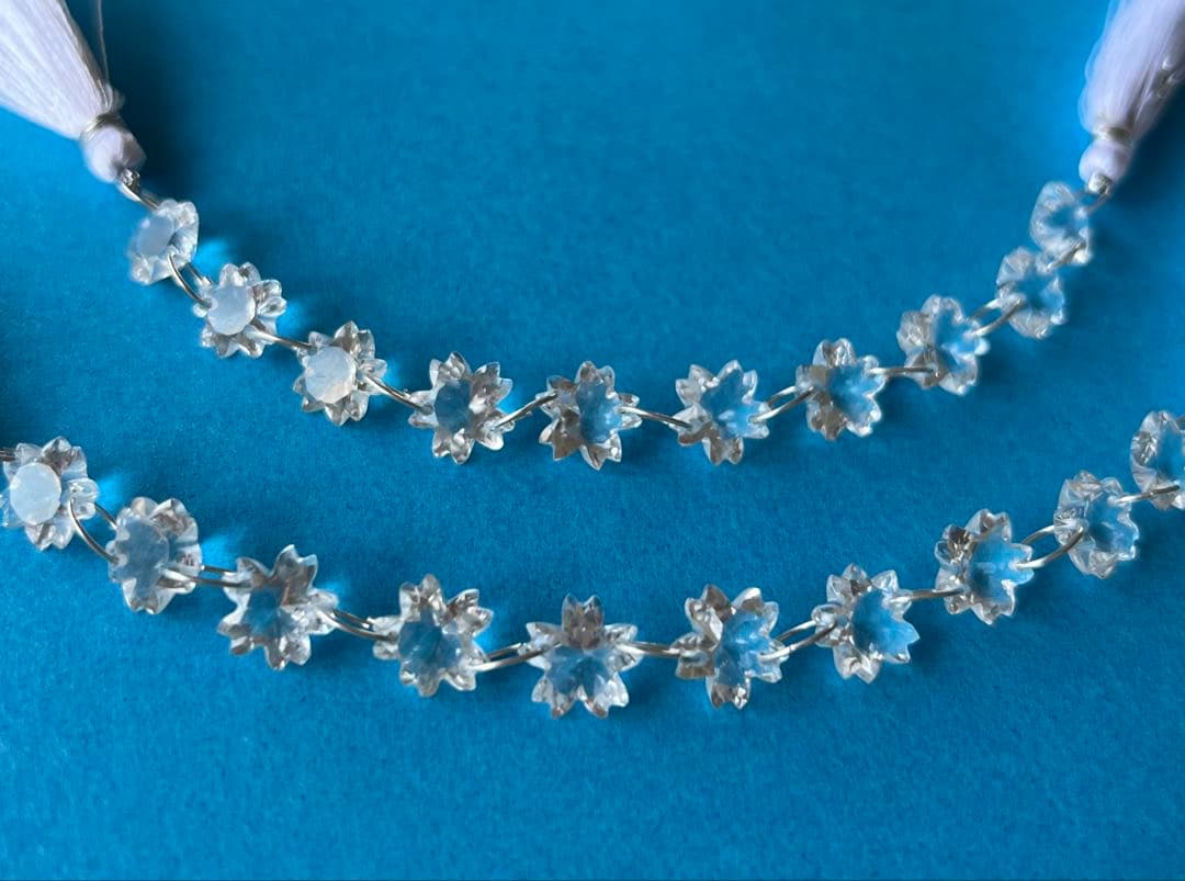 【桜】﻿クリスタル  チェリーブロッサムカット １連