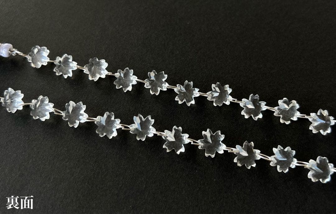 【桜】﻿クリスタル  チェリーブロッサムカット １連