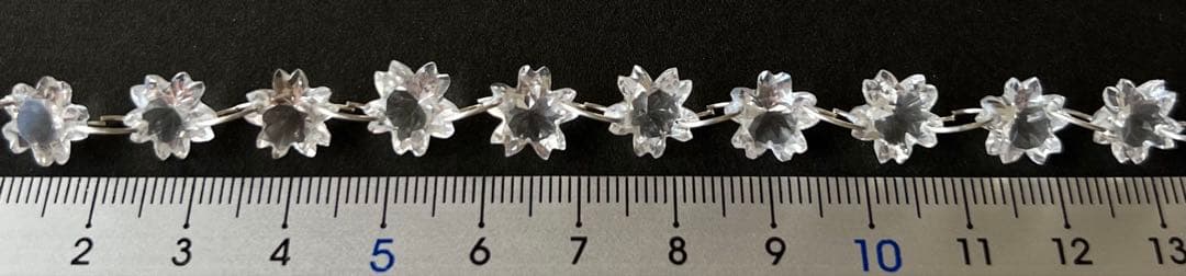 【桜】﻿クリスタル  チェリーブロッサムカット １連