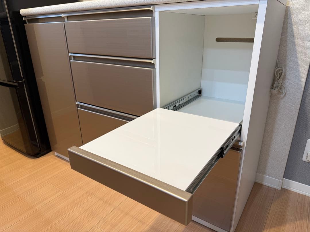 【美品】ニトリ 食器棚 キッチンカウンター 120cm