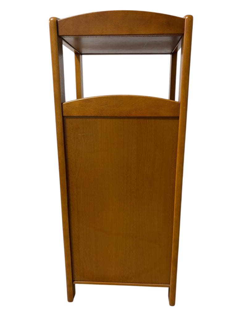 美品 オールドカリモク KARIMOKU 電話台 棚 フリーラック ラタン