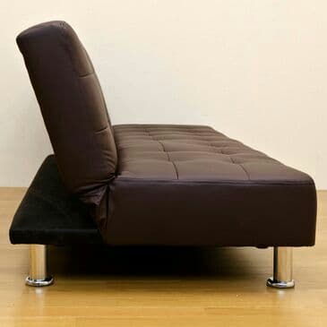 コンパクトソファーベッド  ブラウン
