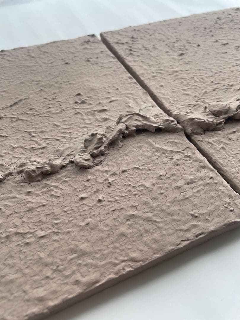 ブラウンベージュのテクスチャーアート｜抽象画 アートパネル ナチュラル 北欧