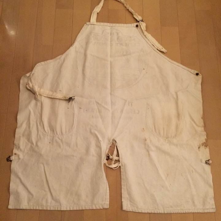 お値下げ。アンティーク エプロン