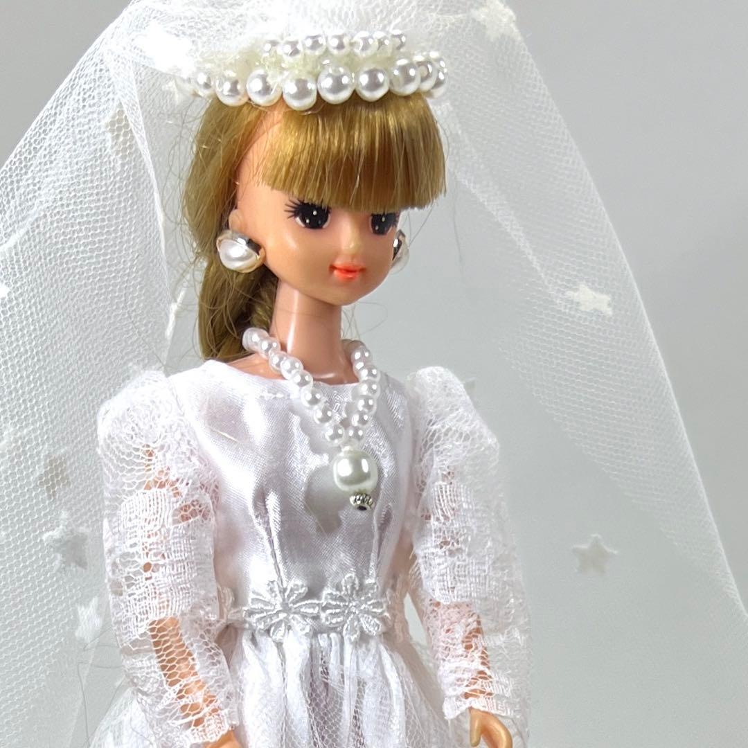 ジェニーちゃんドレス、純白ウェディング4点セット、ハンドメイド、27