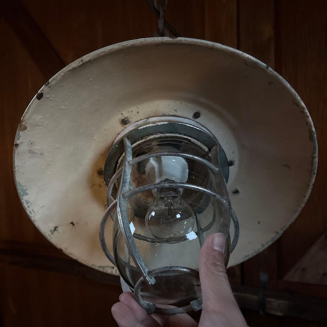 インダストリアル　ビンテージ　ランプ　1123