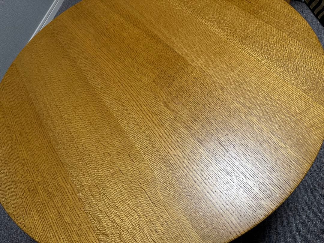 木製 円形テーブル 2017年製 柏木工