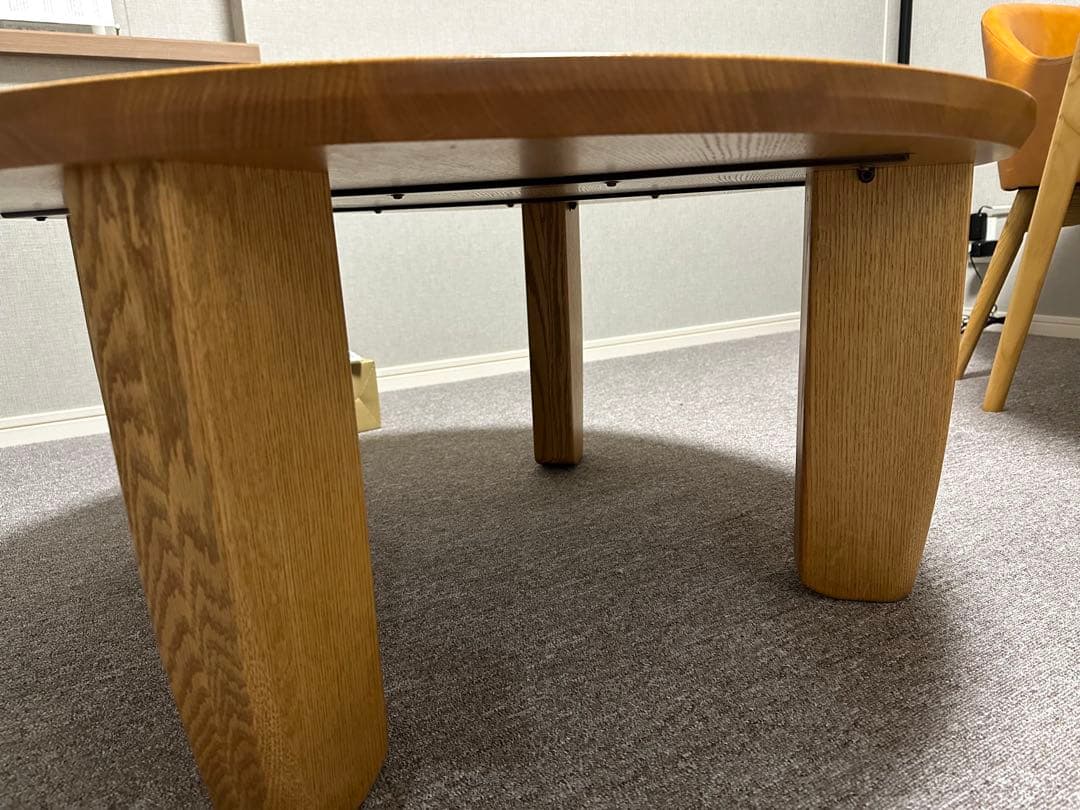 木製 円形テーブル 2017年製 柏木工