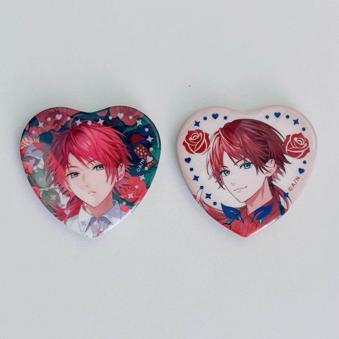 にじさんじ Rose Valentine ハート型缶バッジ ローレン・イロアス