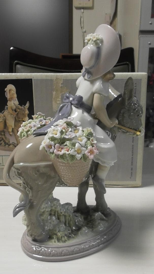 LLADRO リヤドロ 【プラテロと花】2 リアドロ インテリア L562