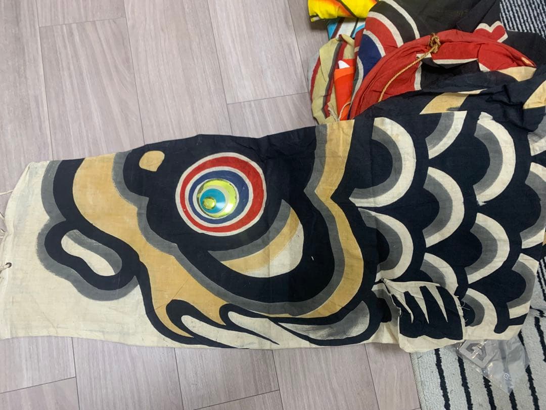 鯉のぼり　まとめセット　金太郎付き　綿　使用品　こいのぼり