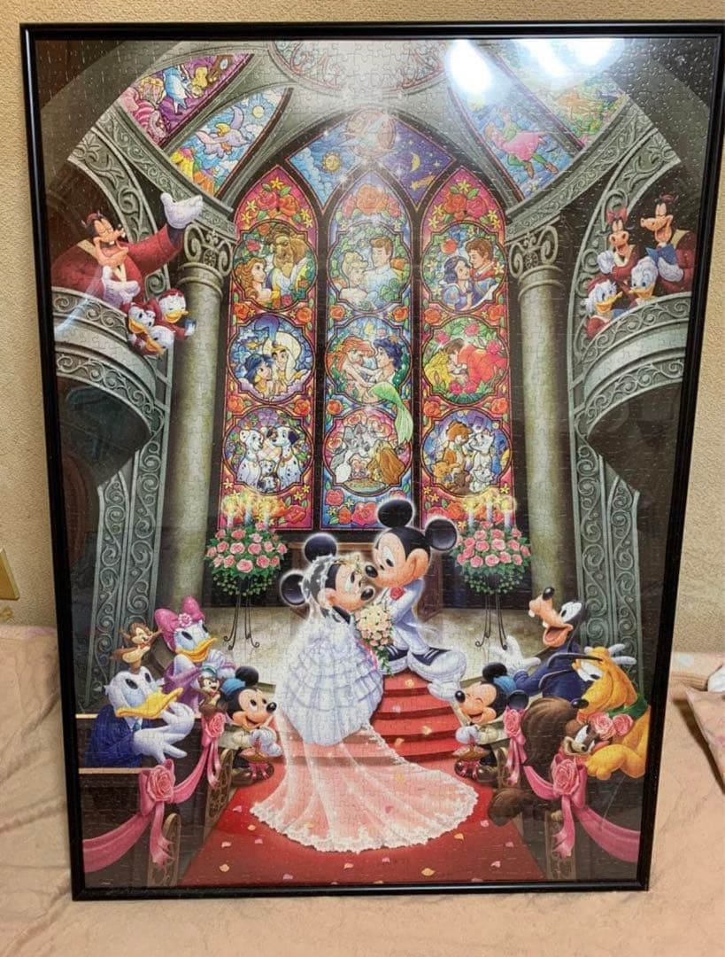 【ディズニーパズル完成品】 【レア品】　【73×102cm 2セット】