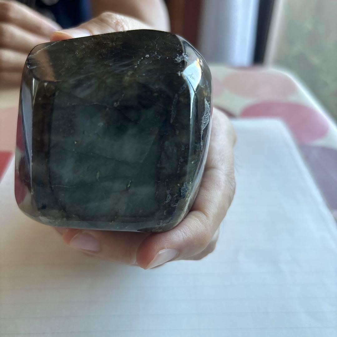 ラブラドライト 約1kg 鑑賞石 原石 自然石 鉱物 水石 誕生石 宝石 鉱石