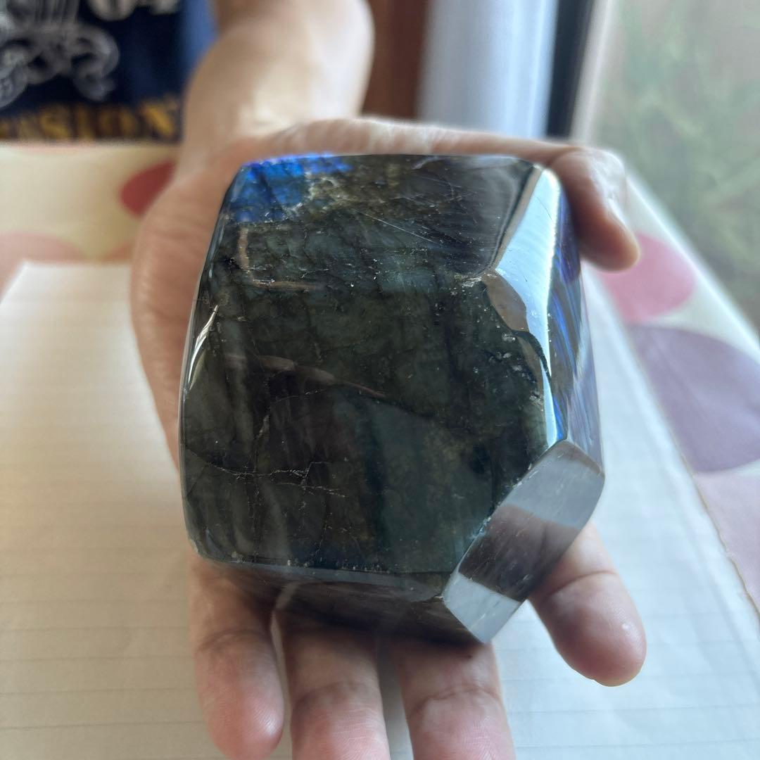 ラブラドライト 約1kg 鑑賞石 原石 自然石 鉱物 水石 誕生石 宝石 鉱石