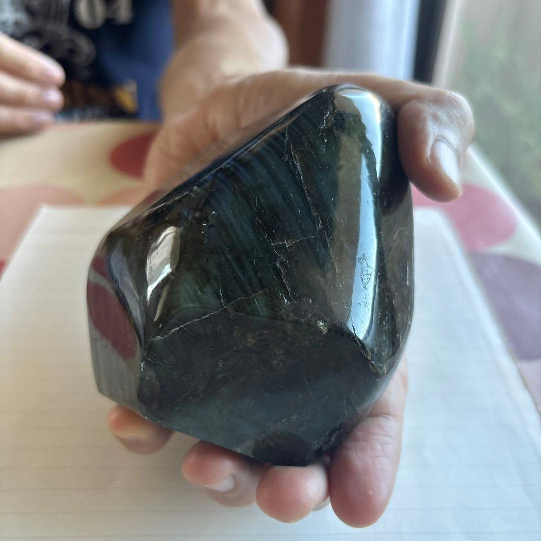 ラブラドライト 約1kg 鑑賞石 原石 自然石 鉱物 水石 誕生石 宝石 鉱石