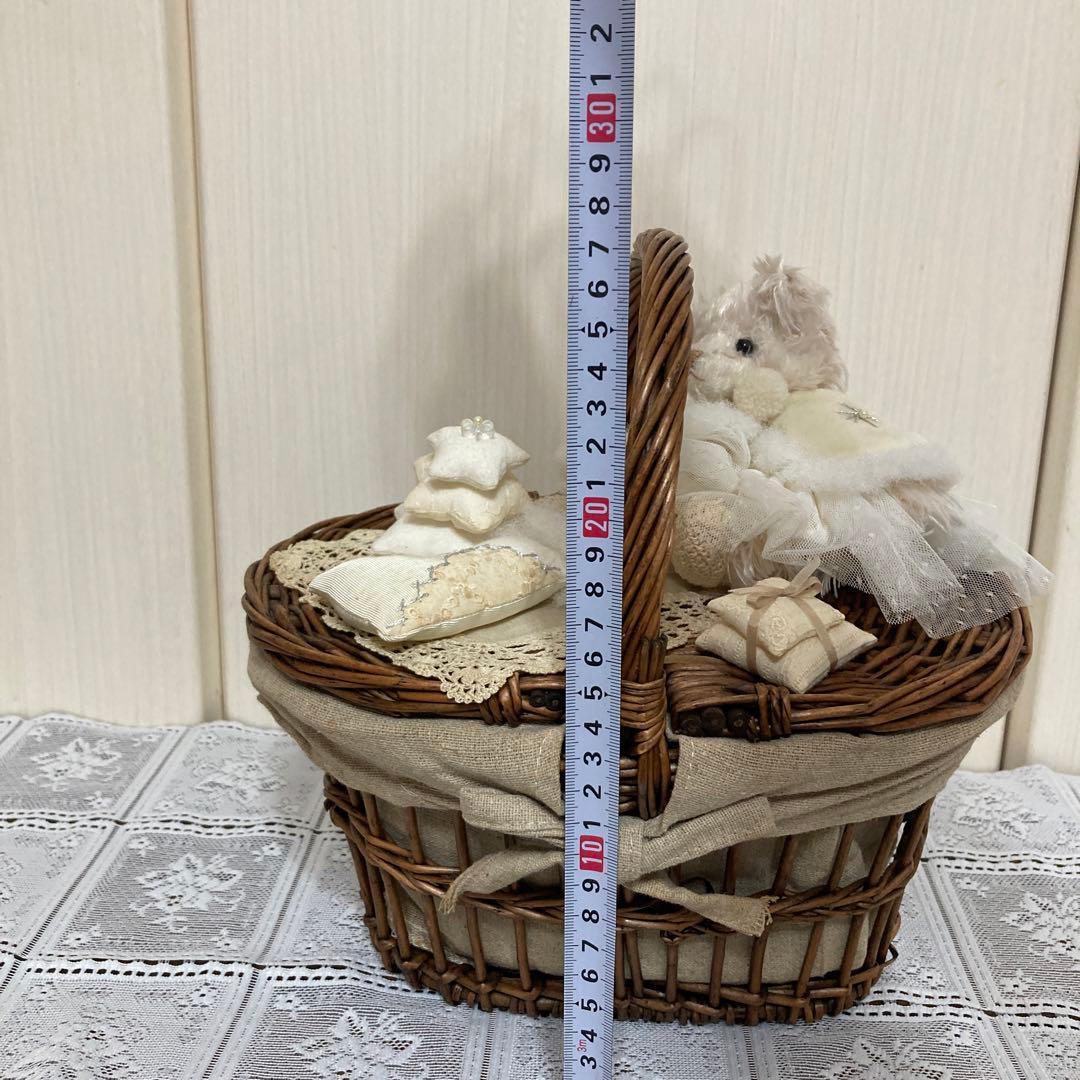 イマン　マリカ　アミナクリスマスベアバスケット　コラージュ