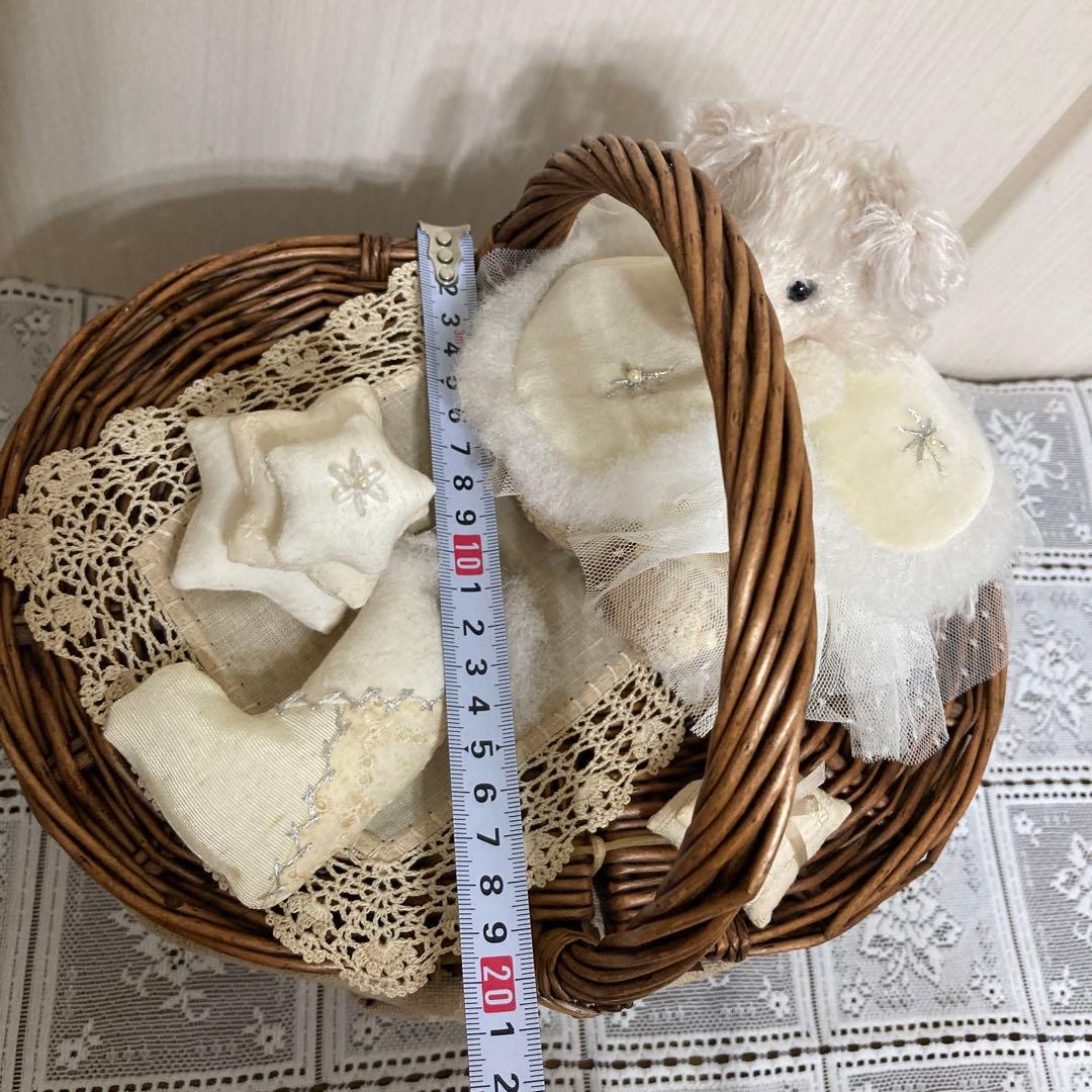 イマン　マリカ　アミナクリスマスベアバスケット　コラージュ