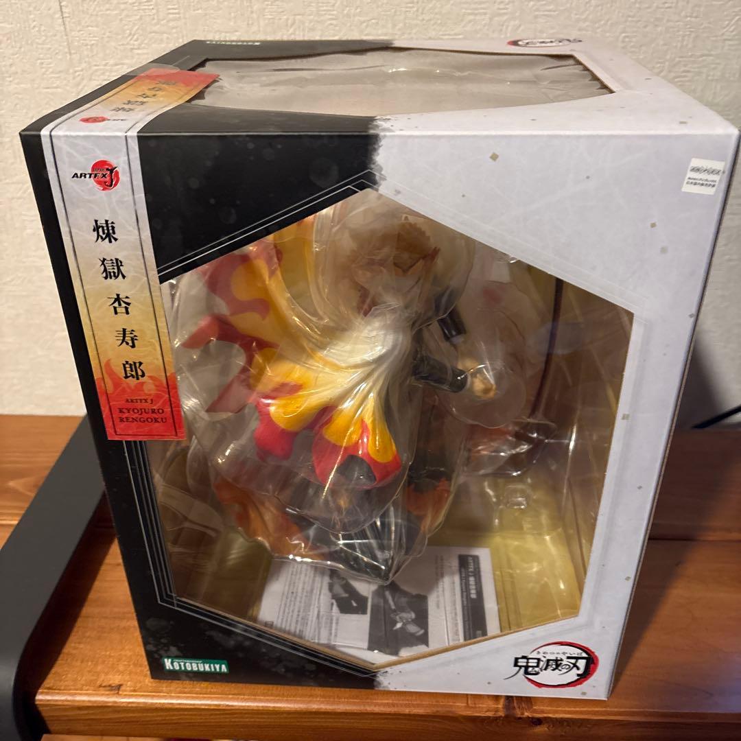 ARTFX J 鬼滅の刃　煉獄、炭治郎、伊之助　善逸　顔替パーツ付き　4体セット