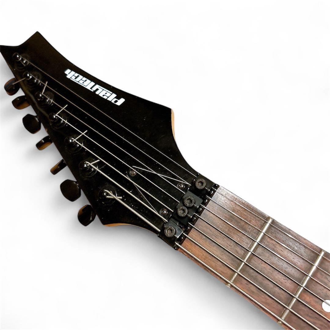 【弦交換済】PLAYTECH 7弦ギター　フロイドローズピックアップ