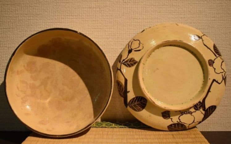 山菓子器 /古陶 日本美術 骨董品 時代品 美術品 古美術品