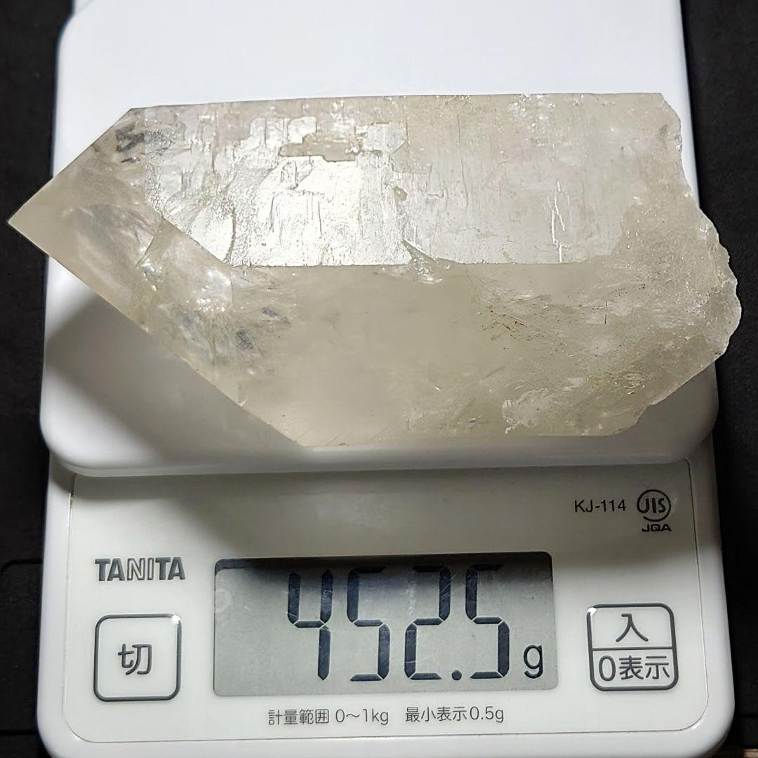 ★雷水晶(ジアマンチーナ水晶) 超大型ポイント 452.5g(SA)