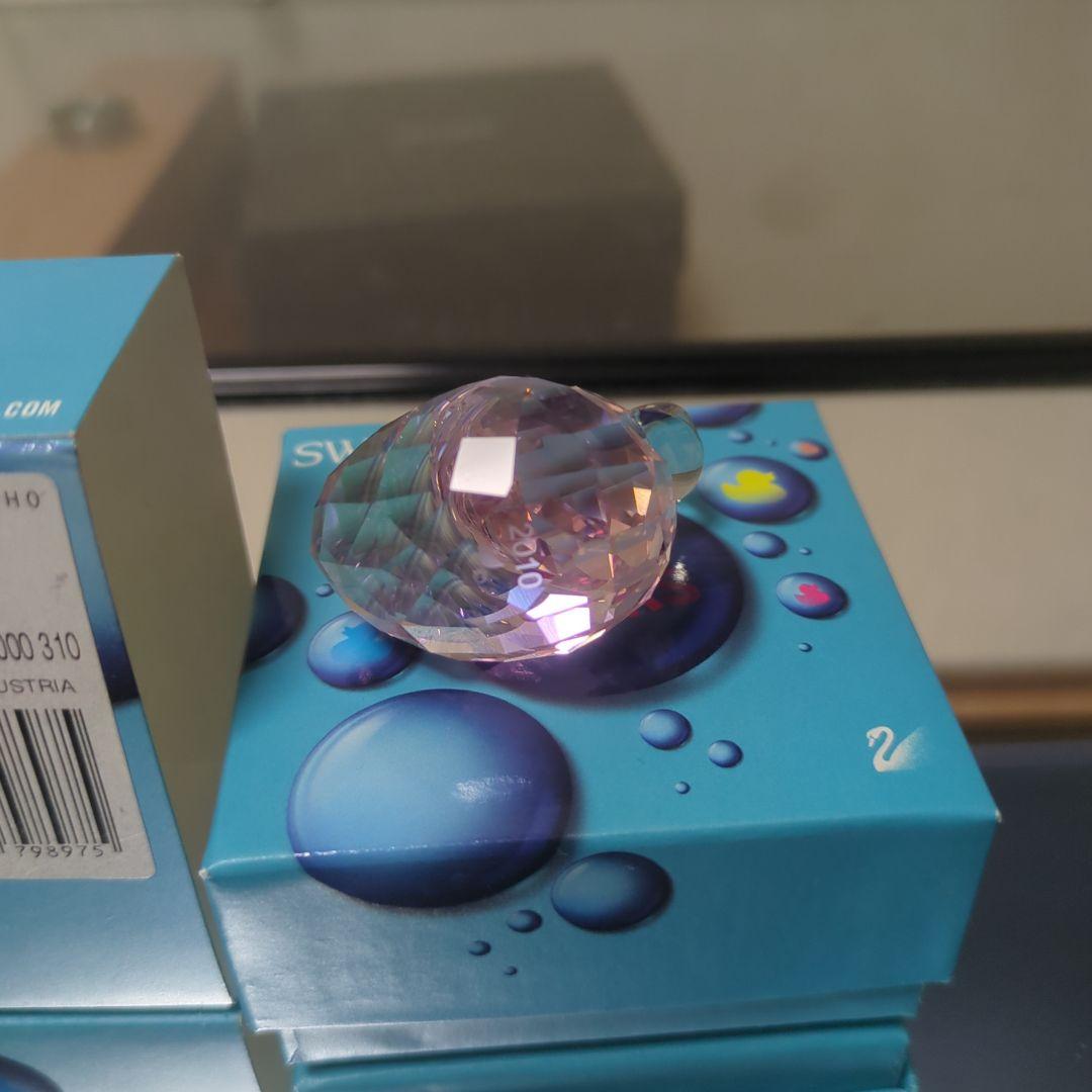 スワロフスキー ピンクダック レア 置物