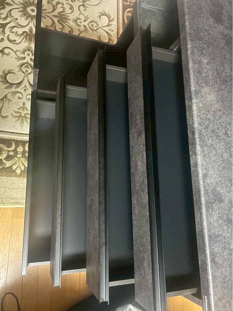 Pamouna（パモウナ）EC 食器棚 引き戸タイプ セラミカネロ 幅120cm