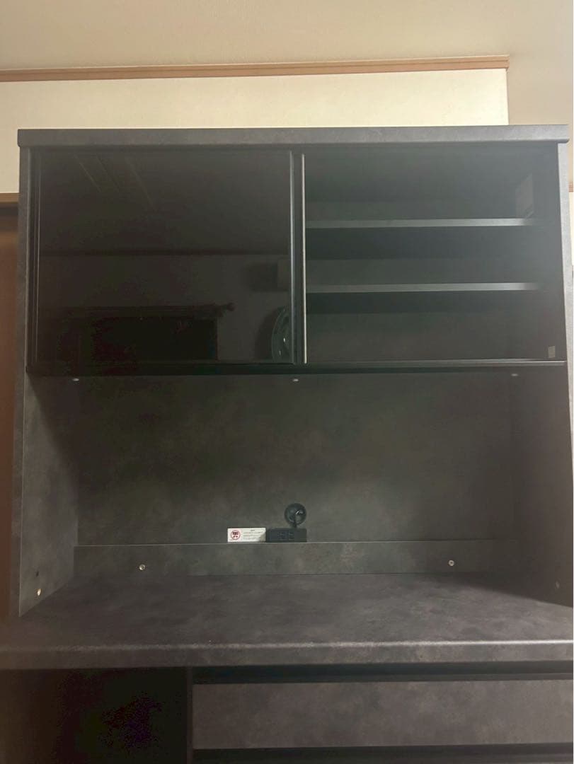 Pamouna（パモウナ）EC 食器棚 引き戸タイプ セラミカネロ 幅120cm