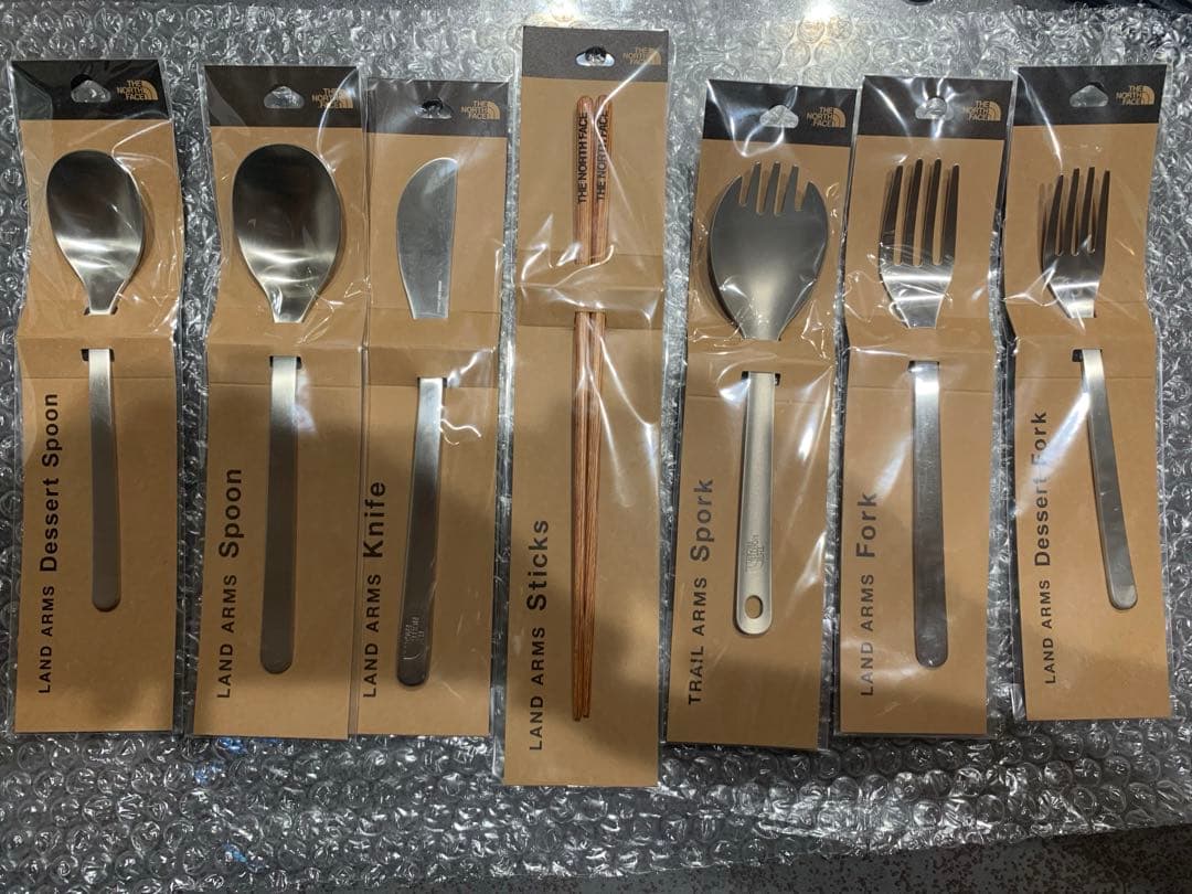 定価11550円　ノースフェイス　箸　スプーン　ナイフ　フォーク　バラ売りも可能
