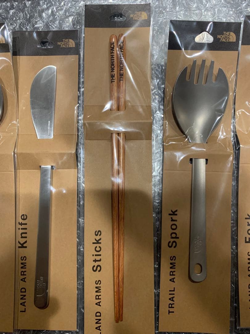 定価11550円　ノースフェイス　箸　スプーン　ナイフ　フォーク　バラ売りも可能