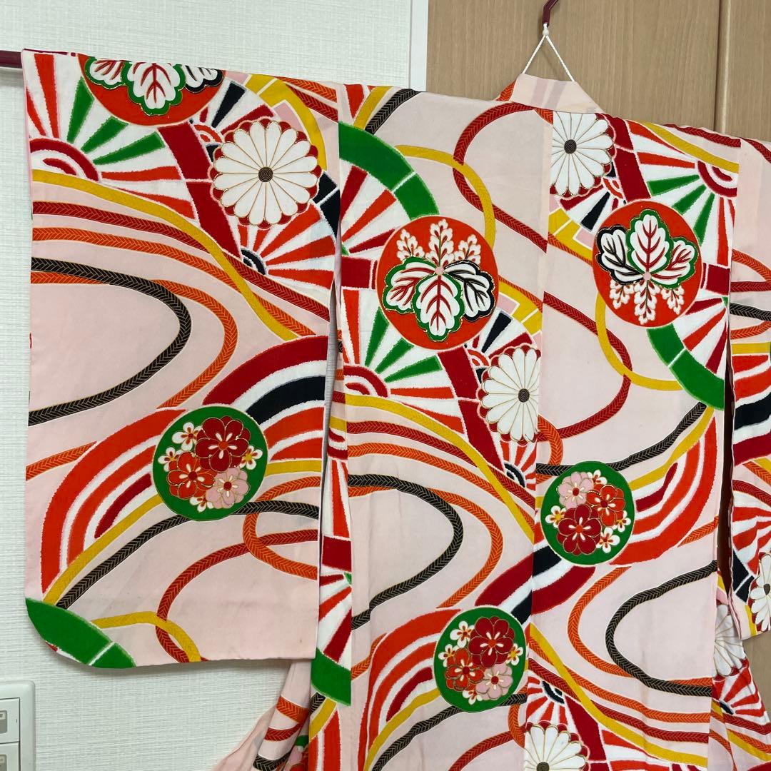 アンティーク　女の子　子供着物　大正ロマン