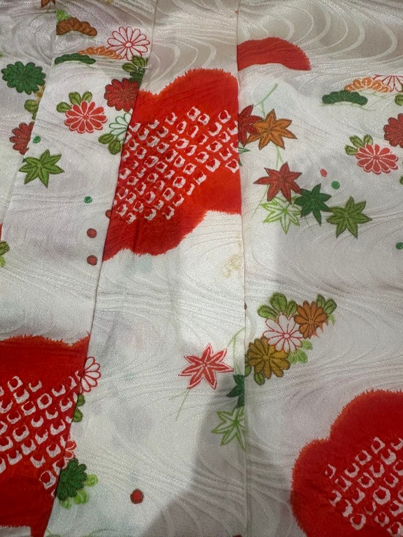 七五三　正絹　着物　フルセット　7歳　女の子　　絞り