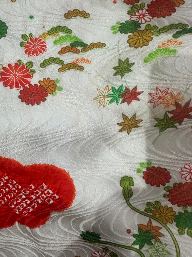 七五三　正絹　着物　フルセット　7歳　女の子　　絞り