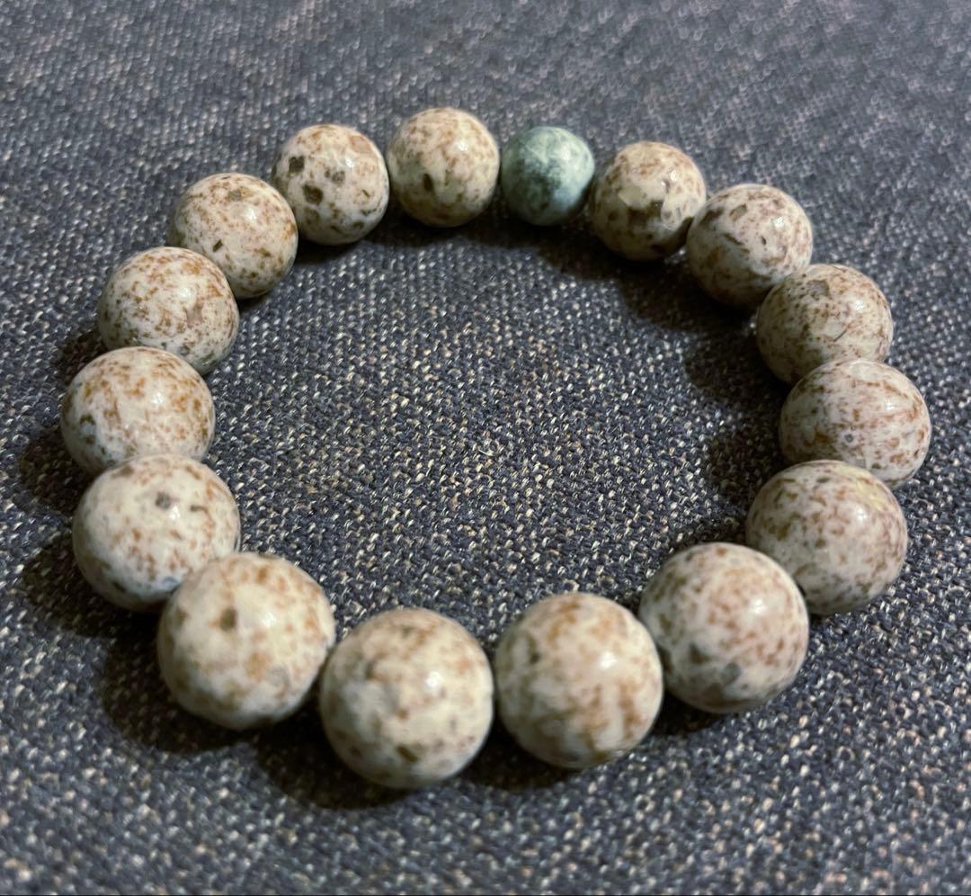 姫川薬石　糸魚川翡翠　ブレスレット