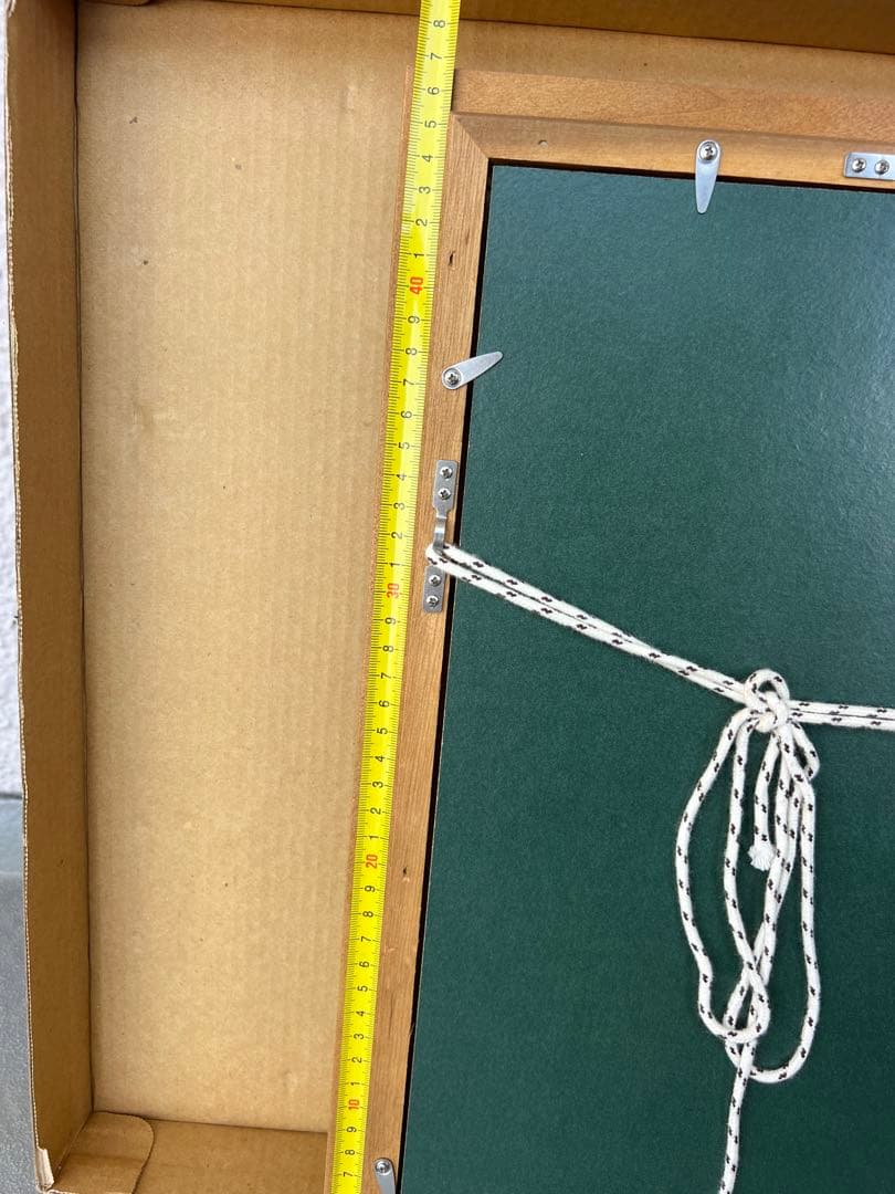 ★山の風景画★木製フレーム 油彩 油絵