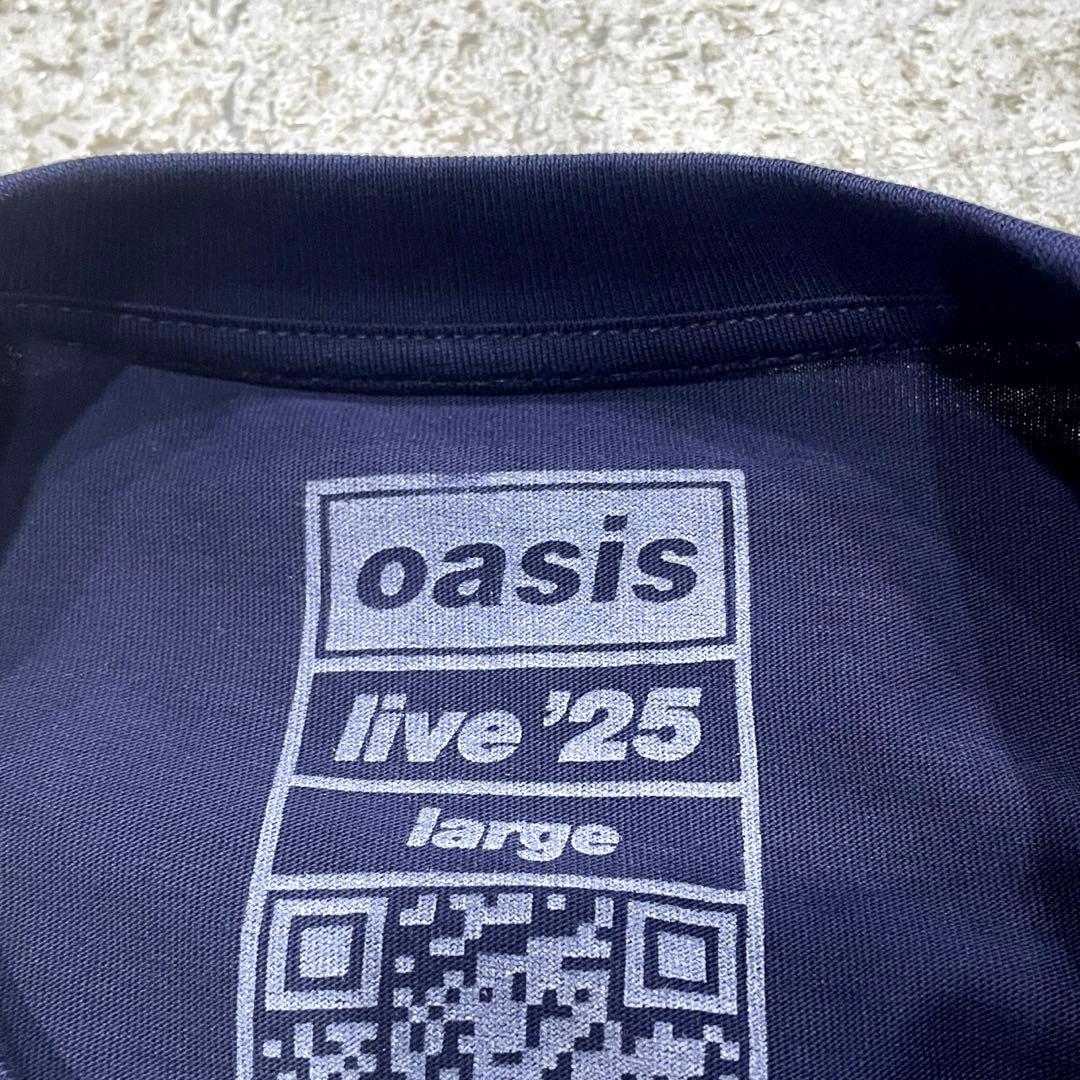 新品】 Oasis オアシス Tシャツ Logo Navy ネイビー L - メルカリ