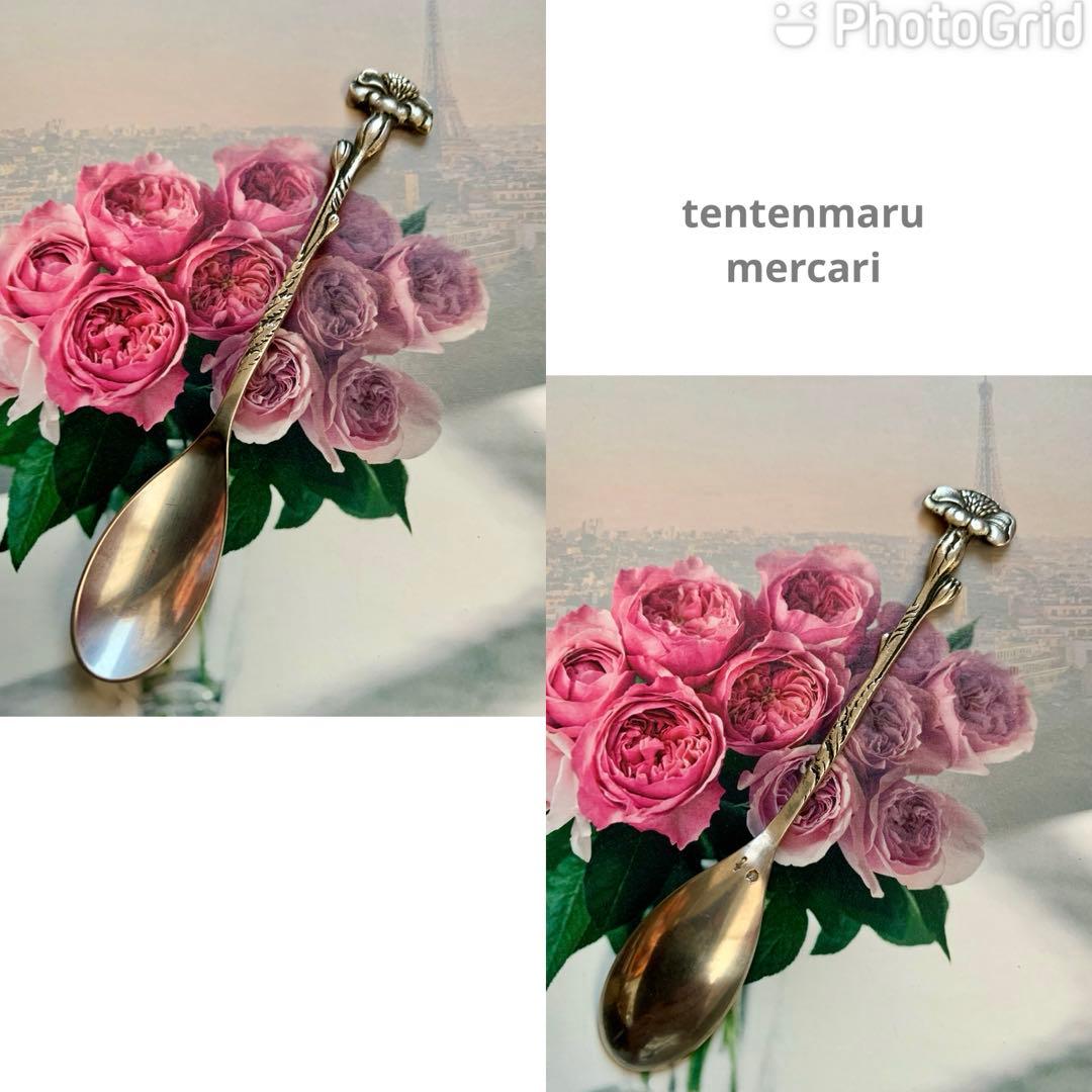 アンティークシルバースプーン☆ドイツアンティークショップ購入品☆5