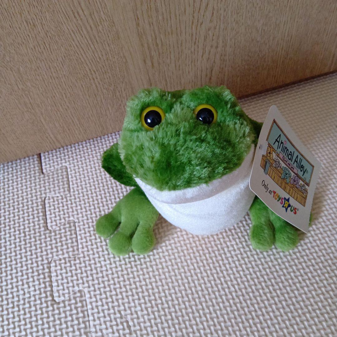 レア 希少 新品 トイザらス 蛙のぬいぐるみ Animal Alley カエル