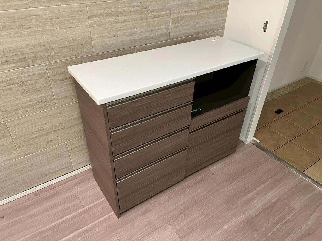 H7917☆展示品☆タカラスタンダード☆食器棚☆レンジボード☆システム収納☆