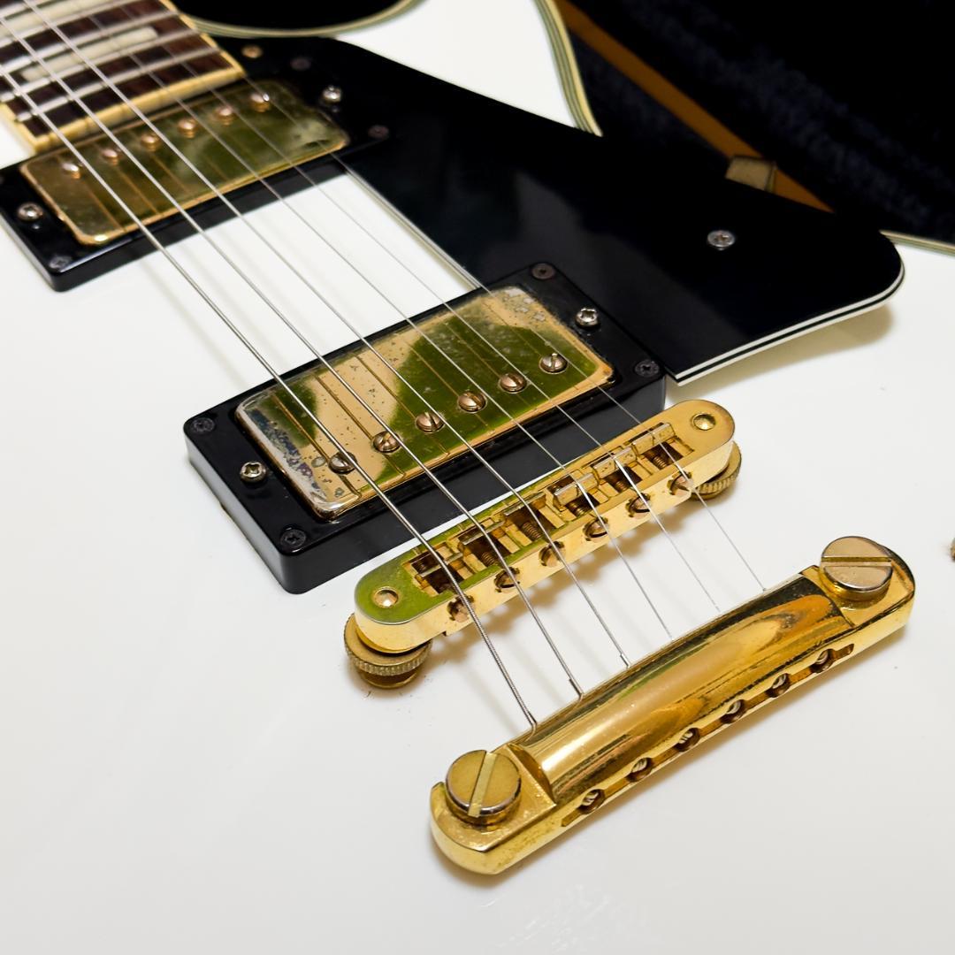 Burny RLC-55 レスポール カスタム タイプ ホワイト ゴールド - メルカリ