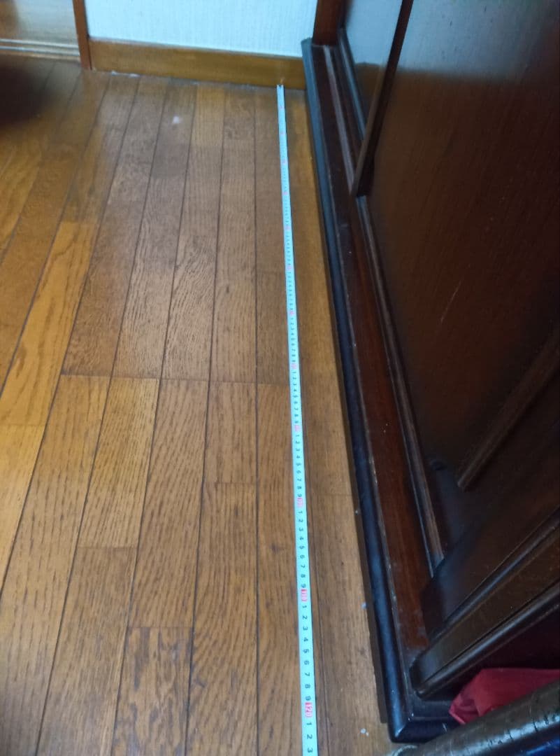 （年代物）カリモク karimoku 食器棚 ガラス扉付き