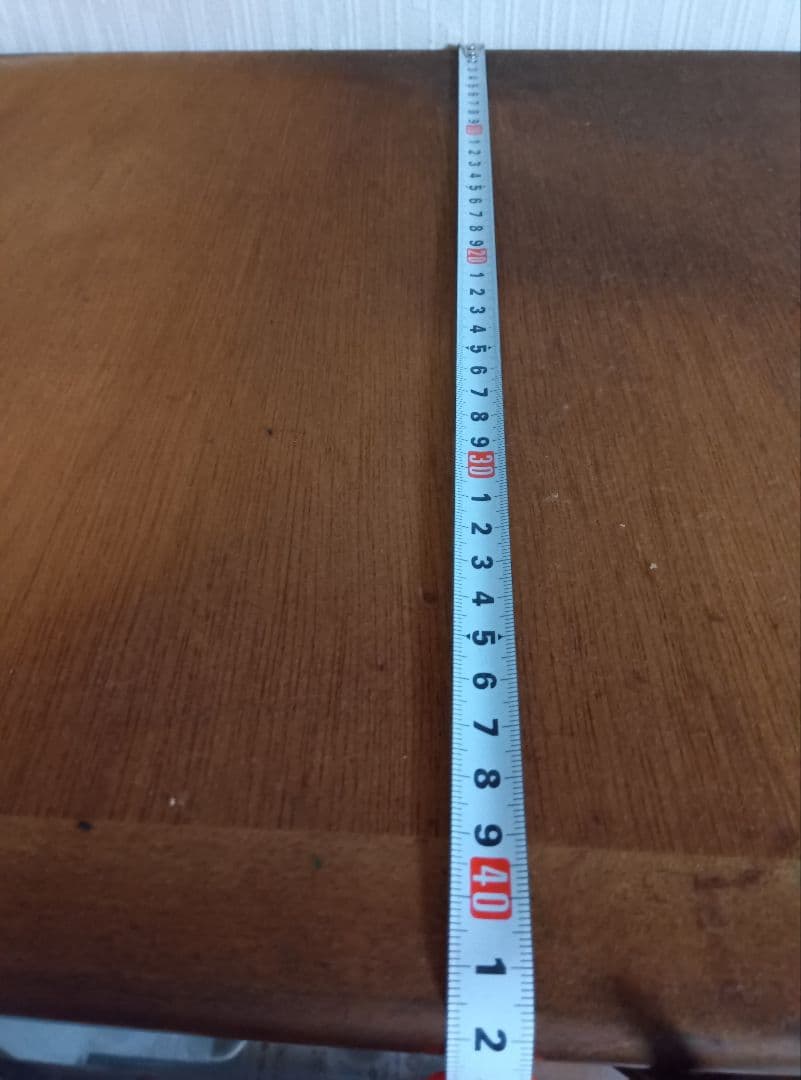 （年代物）カリモク karimoku 食器棚 ガラス扉付き